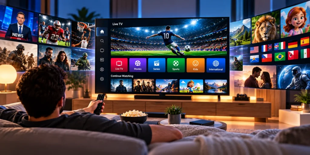 IPTV Subscription – Live TV, Sports and Movies in One Plan